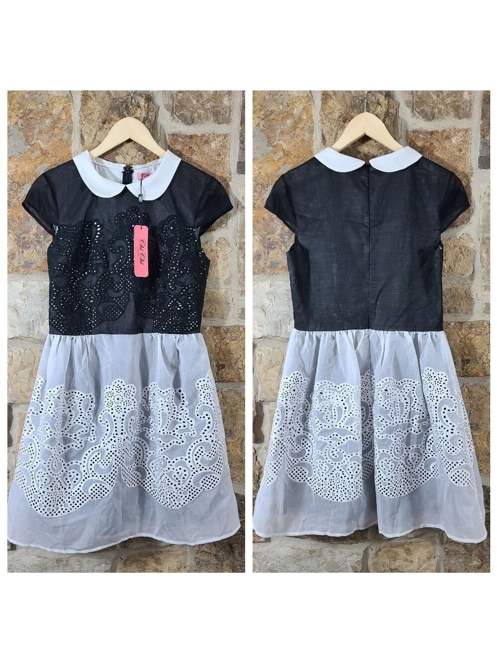 NWT Chi Chi London 8 Eyelet Dress Modcloth